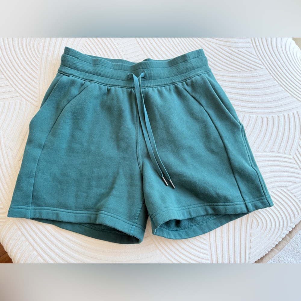 Scuba High-Rise Short 5” in Storm Teal, size 6